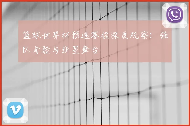 篮球世界杯预选赛程深度观察：强队考验与新星舞台